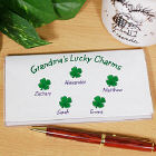 Lucky Charms Personalized Checkbook Cover